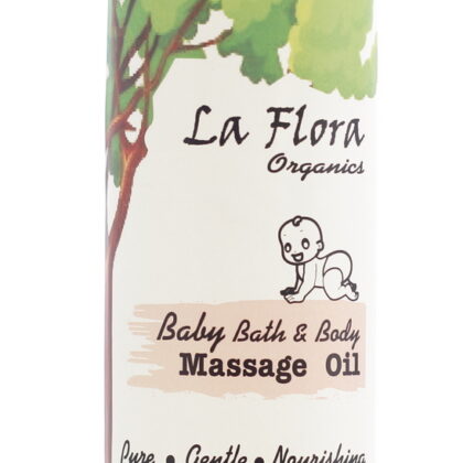 La Flora Organics Baby's -Bath & Body Massage Oil-Safe,Gentle & Nourishing-200ml