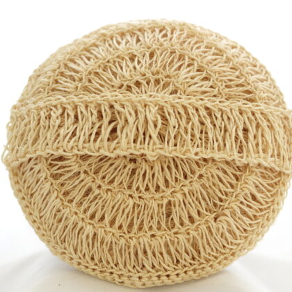 Handmade Sisal Natural Bath Scrub/Loofah-large size-14cm