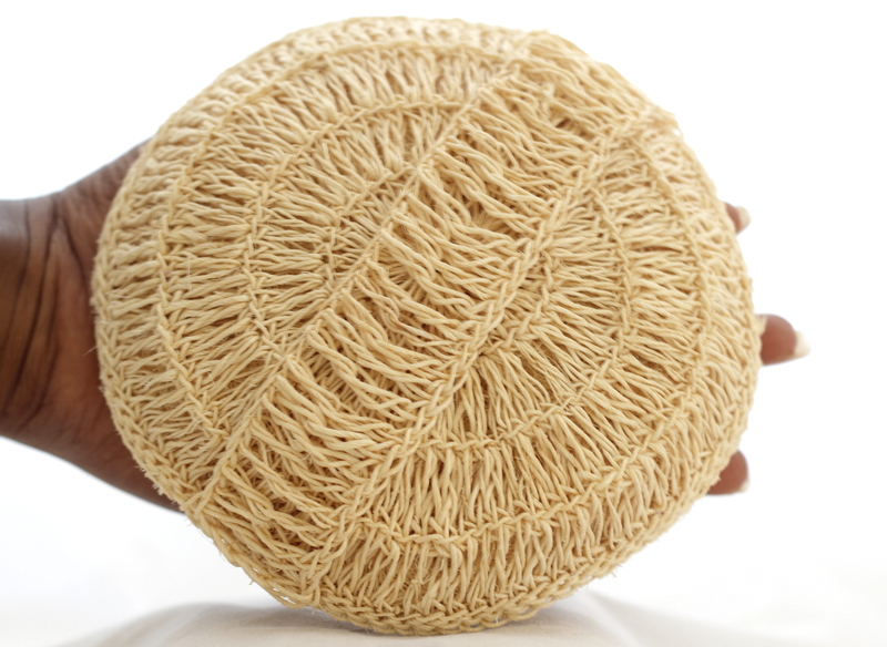 Handmade Sisal Natural Bath Scrub/Loofah-large size-14cm