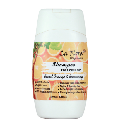Sweet Orange Rosemary Organic Shampoo Hairwash - 100ml