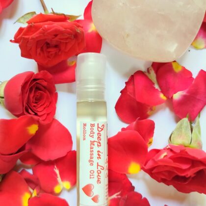 "Deep in Love" Aromatherapy Body Massage Oil - Roll On - 10 ml